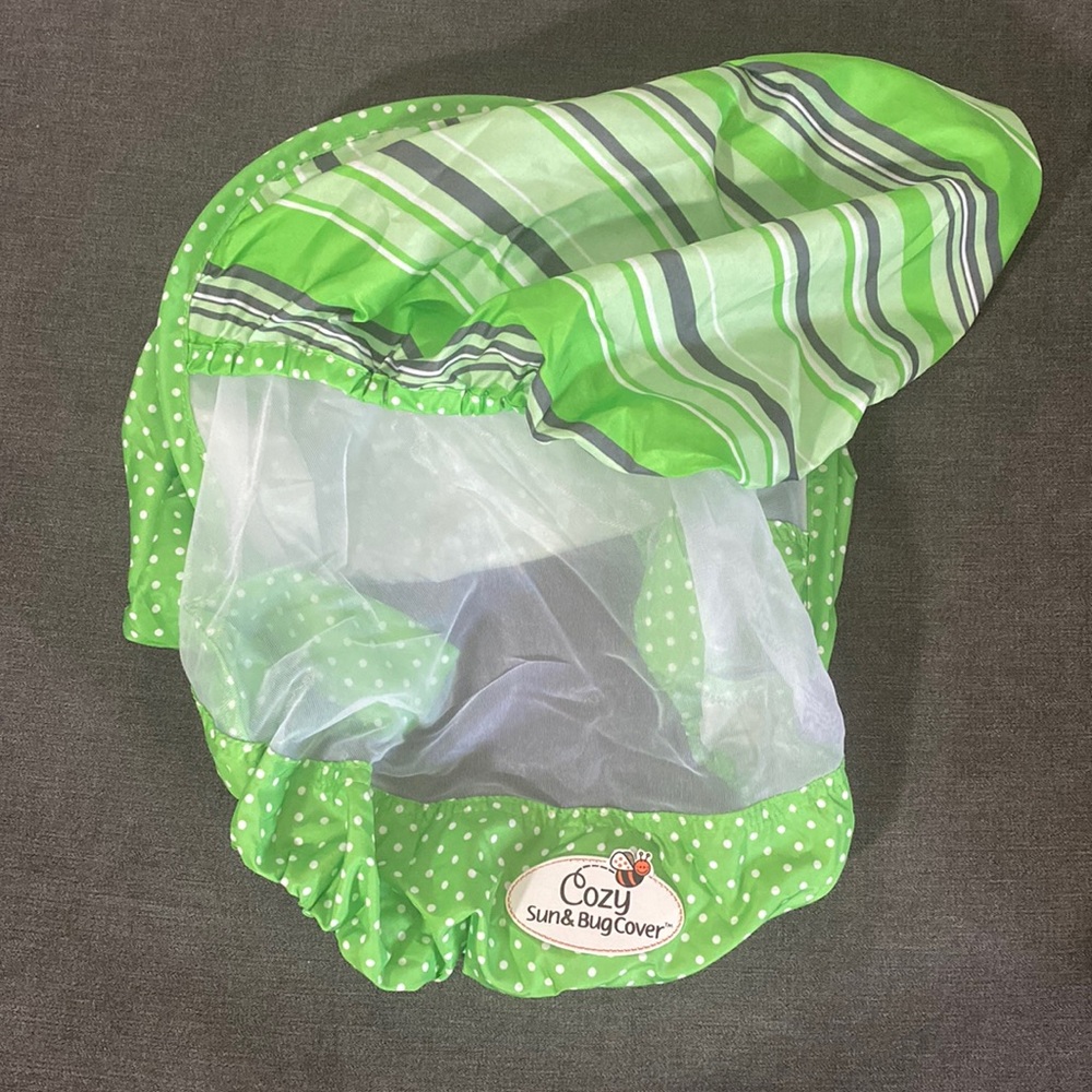 Sun and bug car seat cover